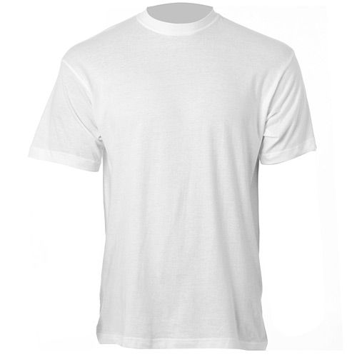 Camiseta branca 100% poliester para sublimação