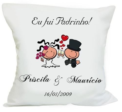 Almofada Lembrança de Casamento